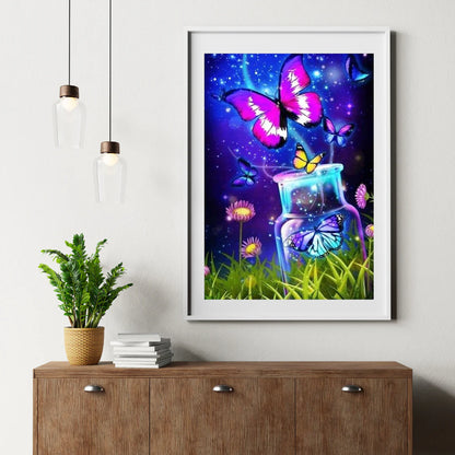 Diamond Painting Motyle w doniczce - SEOS Shop ®