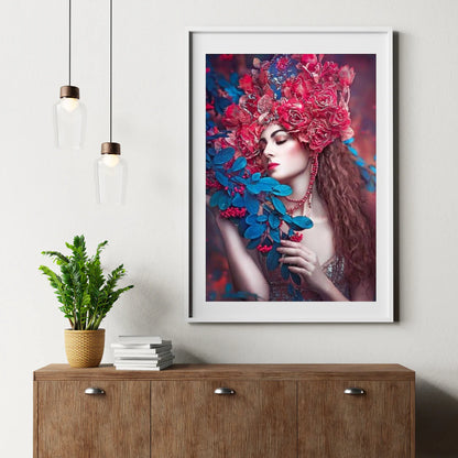Diamond Painting Kobiety z kwiatem - SEOS Shop ®