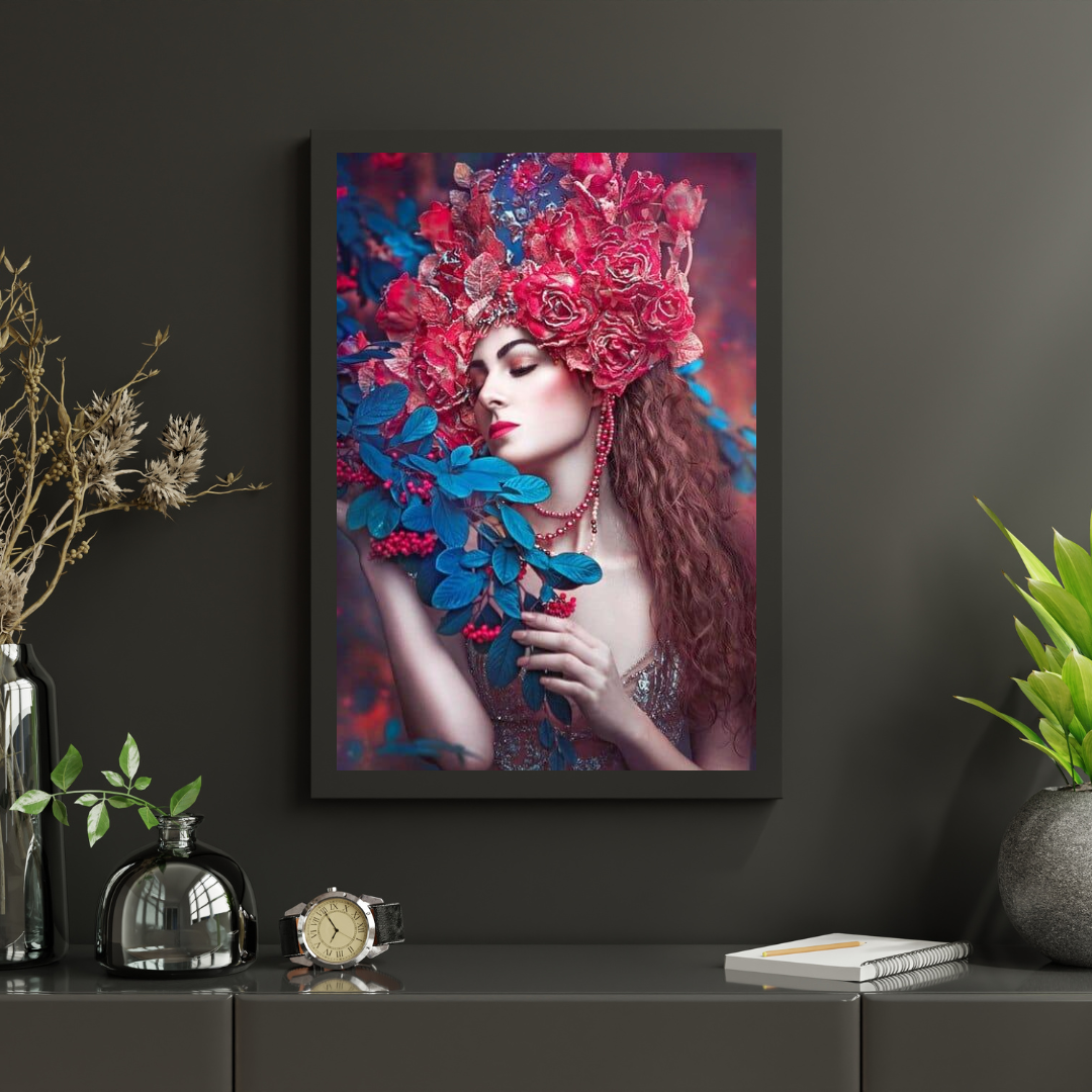 Diamond Painting Kobiety z kwiatem - SEOS Shop ®
