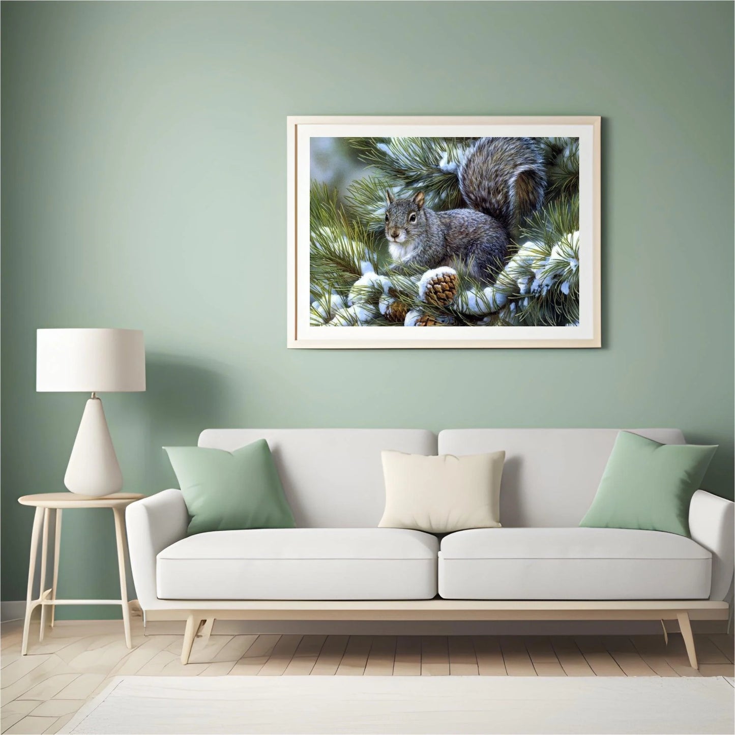 Diamond Painting Zima Urocza Wiewiórka - SEOS Shop ®
