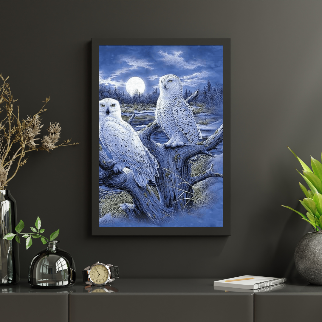 Diamond Painting Zimowe Sowy - SEOS Shop ®