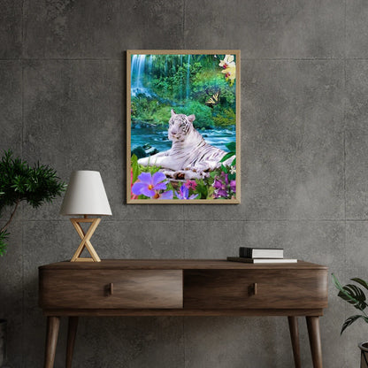 Diamond Painting Biały Tygrys - SEOS Shop ®