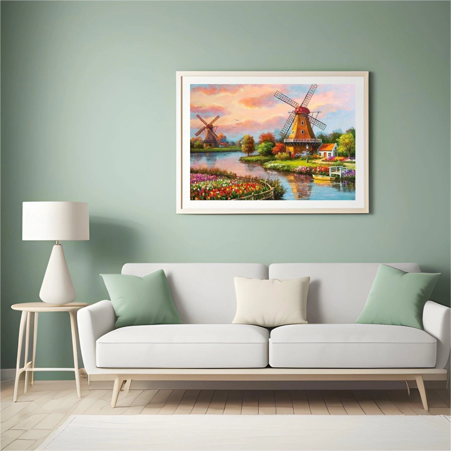 Diamond Painting Zaanse Schans z wiatrakiem – SEOS Shop ®