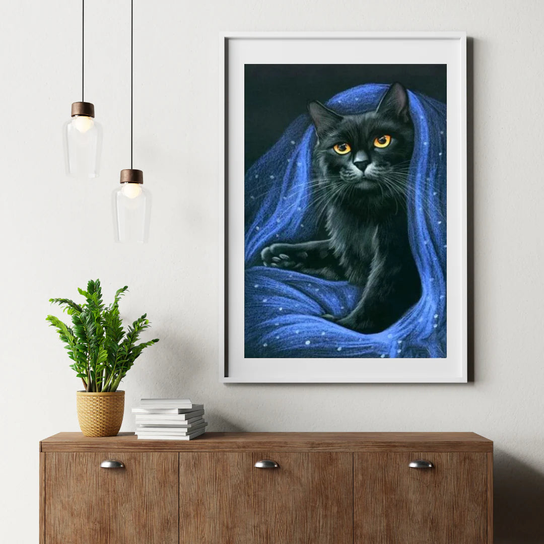 Diamond Painting Czarny Kot - SEOS Shop ®