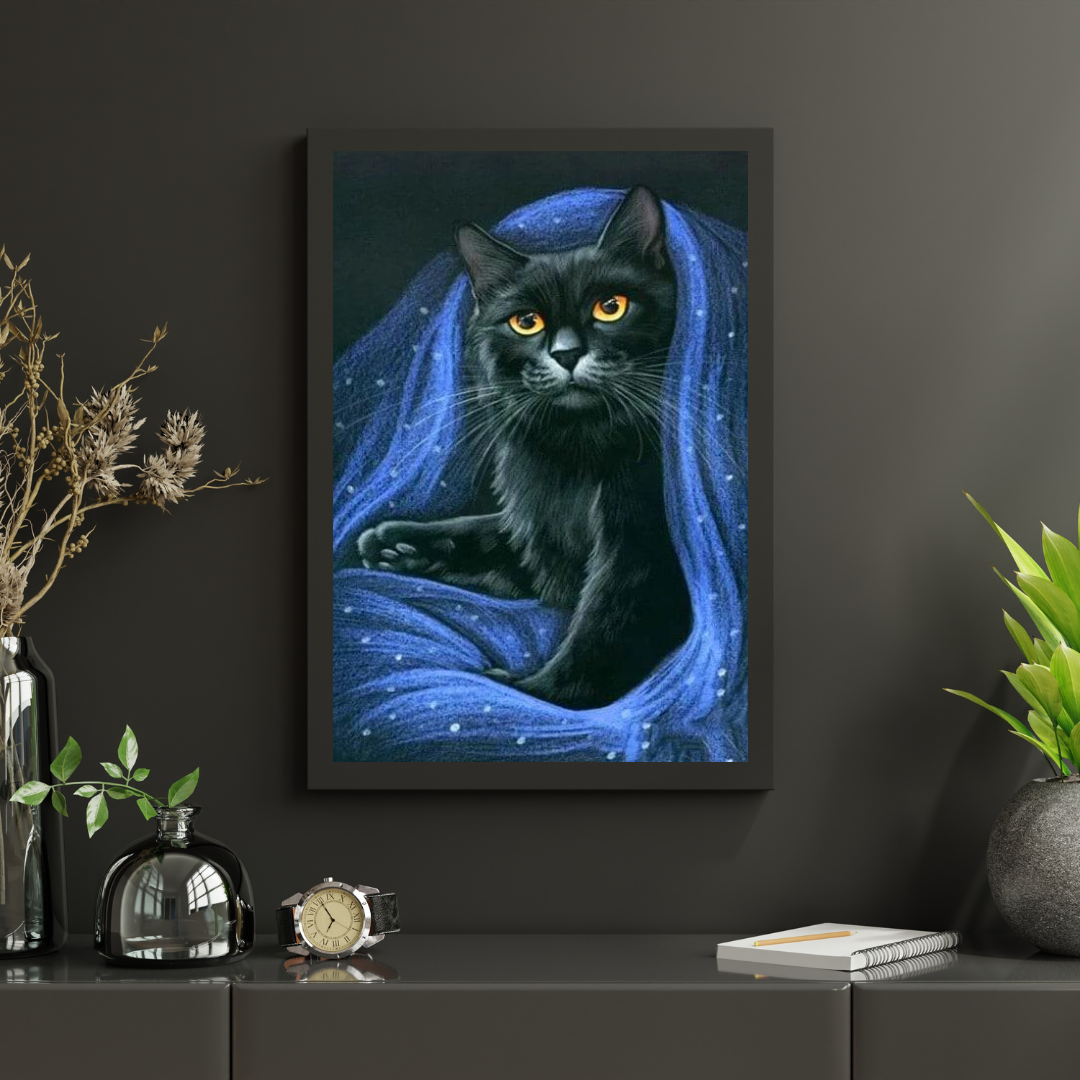 Diamond Painting Czarny Kot - SEOS Shop ®
