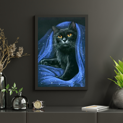 Diamond Painting Czarny Kot - SEOS Shop ®