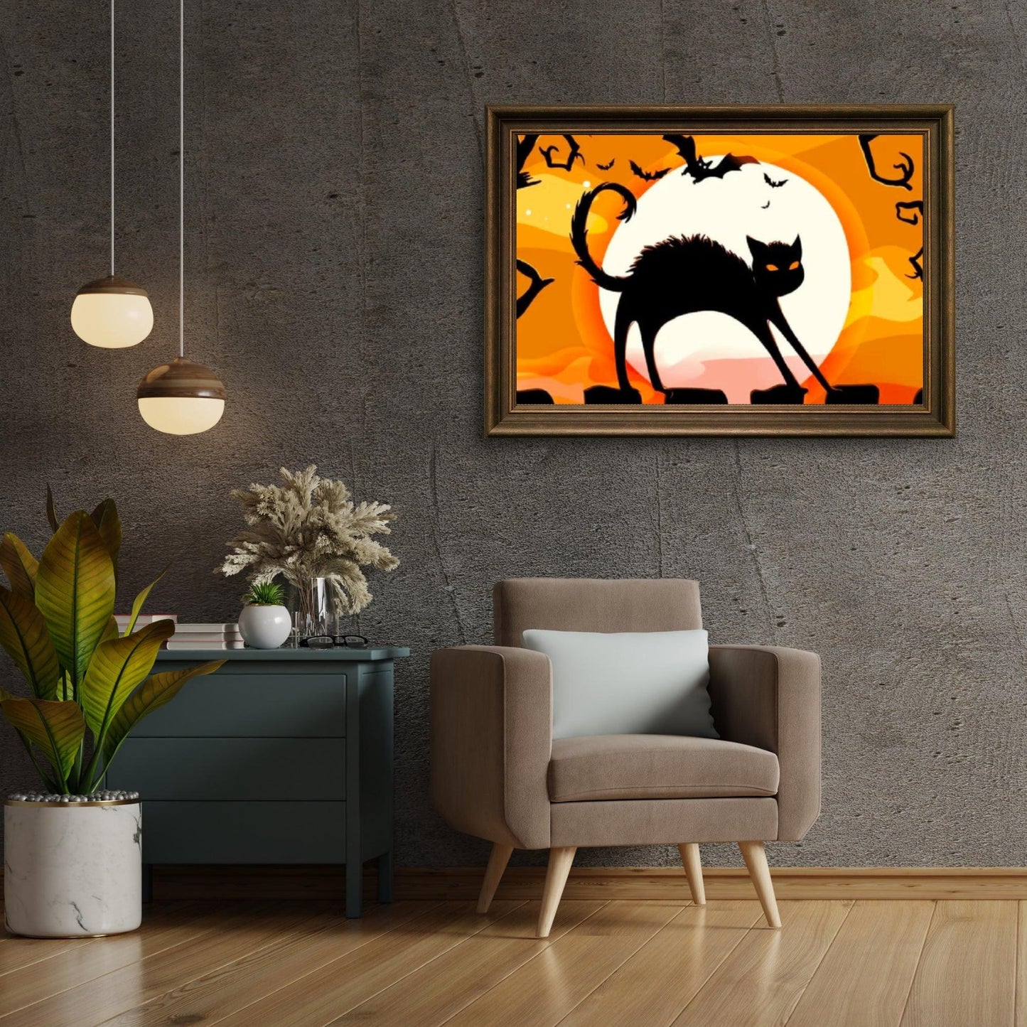Diamond Painting Czarna Kot w Nocy - SEOS Shop ®