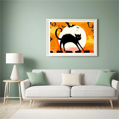 Diamond Painting Czarna Kot w Nocy - SEOS Shop ®