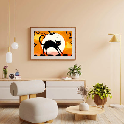 Diamond Painting Czarna Kot w Nocy - SEOS Shop ®