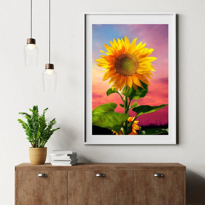 Diamond painting - Słonecznik na polu - SEOS Shop ®