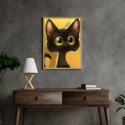 Diamond painting Kotek z dużymi oczami - SEOS Shop ®