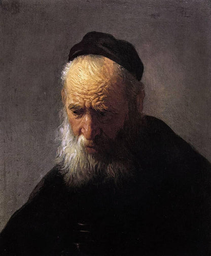Diamond Painting Głowa starego mężczyzny w czapce, autorstwa Rembrandta - SEOS Shop