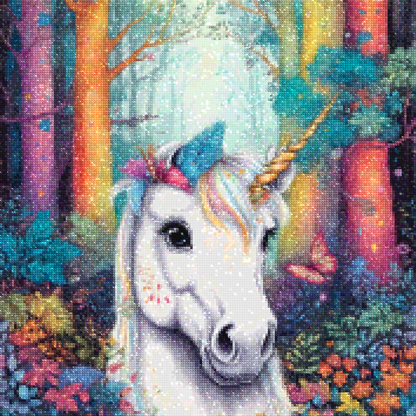 Diamond Painting - Jednorożec w lesie - SEOS Shop ®