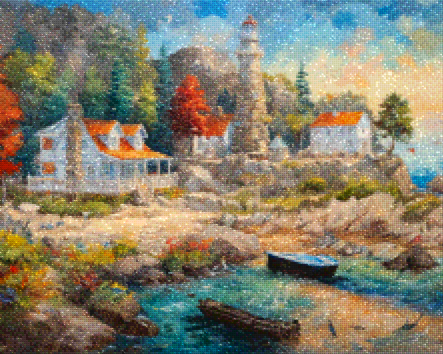 Diamond Painting - Dom nad brzegiem - SEOS Shop ®