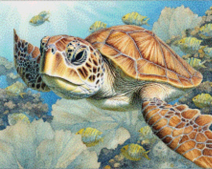 Diamond Painting - Żółw morski - SEOS Shop ®